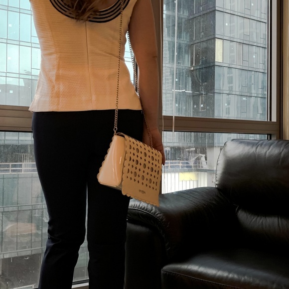 Ann Taylor Blue Cropped Dress Pant - Picture 4 of 4